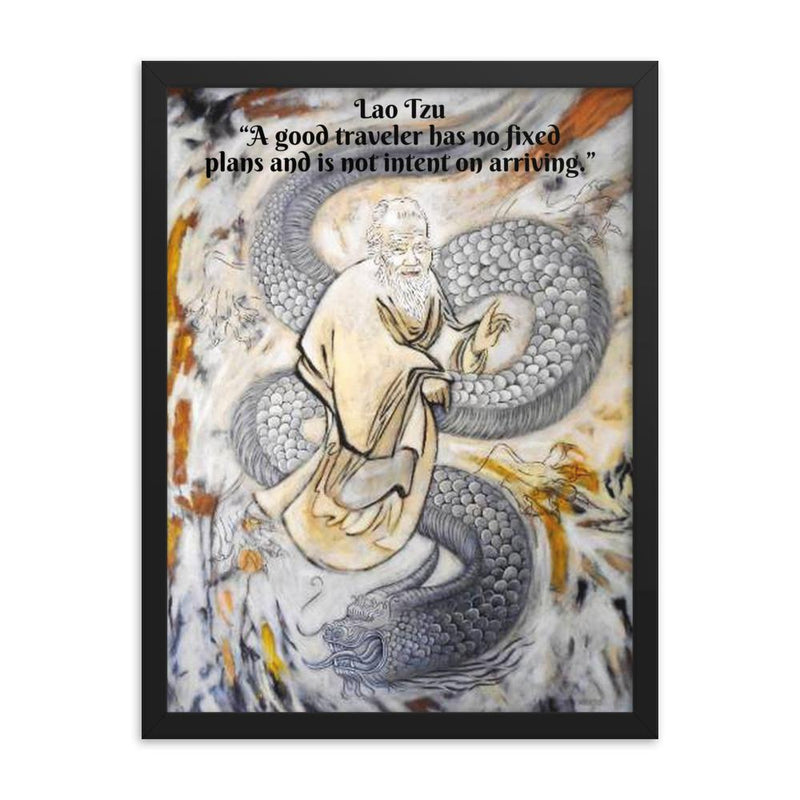 Framed poster - Lao Tzu - Chinese Sage, Philosopher and Teacher